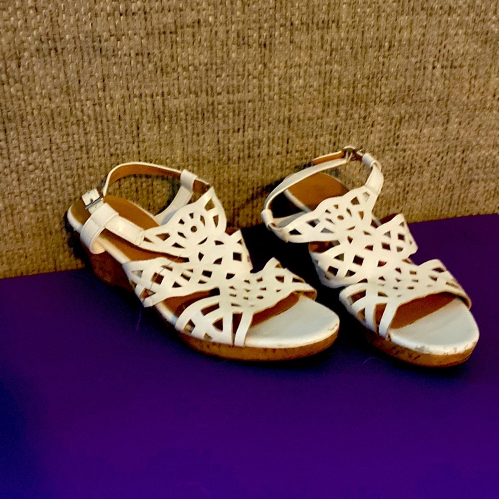 Summer wedge heels.
